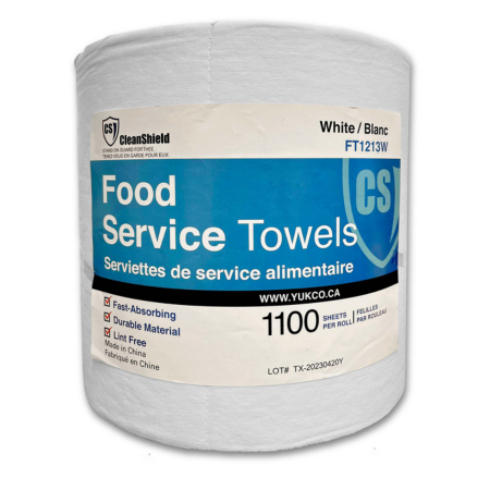 Serviettes de service alimentaire